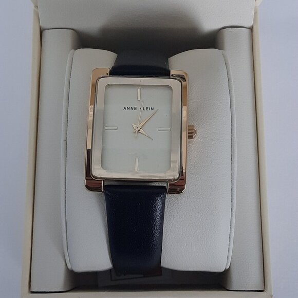 NIB Anne Klein Women's Leather Strap Watch - Picture 4 of 6